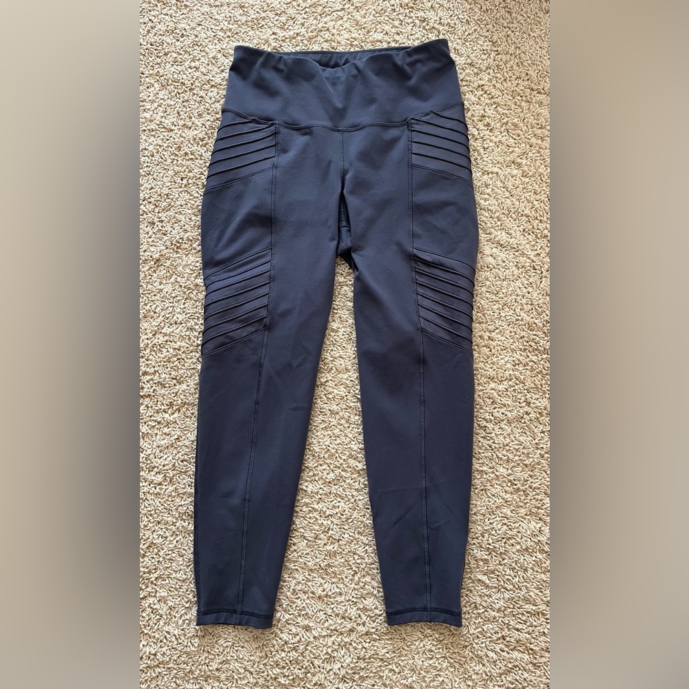 Old Navy women’s blue  Joggers with Ribbed Detail